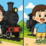 IQ-Test: Finde 3 Unterschiede im Bild eines Jungen in der