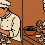 IQ-Test: Finde 3 Unterschiede in einem Bild eines Kochs in