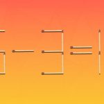 Man muss nur 1 Streichholz verschieben, damit die Gleichheit stimmt: