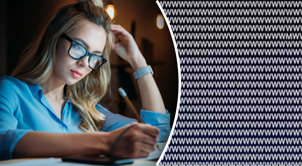 Nur wer die schärfsten Augen hat, kann das M unter den W’s in 8 Sekunden finden: ein Rätsel für die schärfsten Augen