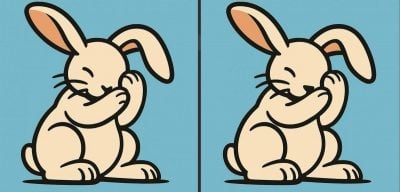 Super-IQ-Test: Finde 3 Unterschiede in einem Bild von einem Kaninchen in 85 Sekunden
