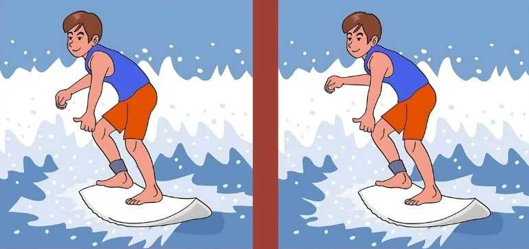 Was ist der Unterschied zwischen den beiden Jungs: Finde 3 Unterschiede in 17 Sekunden.