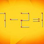 Wohin muss man 1 Streichholz verschieben, damit die Gleichheit stimmt: